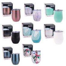 Load image into Gallery viewer, Oasis 330ml Stainless Steel Insulated Wine Tumbler Gift Boxed