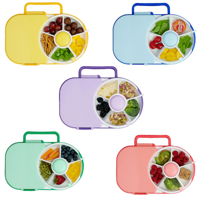 GoBe Kids Lunchbox with Snack Spinner - Assorted Colours