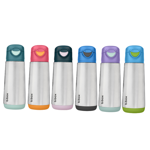B.box 500ml Insulated Sport Spout Bottle - Assorted Colours