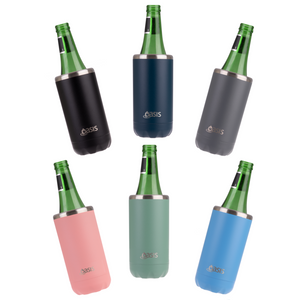 Oasis Stainless Steel Insulated 330ml Bottle Cooler - Choice of 6 Colours