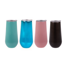 Load image into Gallery viewer, Oasis 180ml Stainless Steel Insulated Champagne Flute- Assorted Colours/Patterns