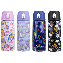 Load image into Gallery viewer, Oasis 550ml Kid&#39;s Drink Bottle w/ Sipper - Choice of 4 Patterns