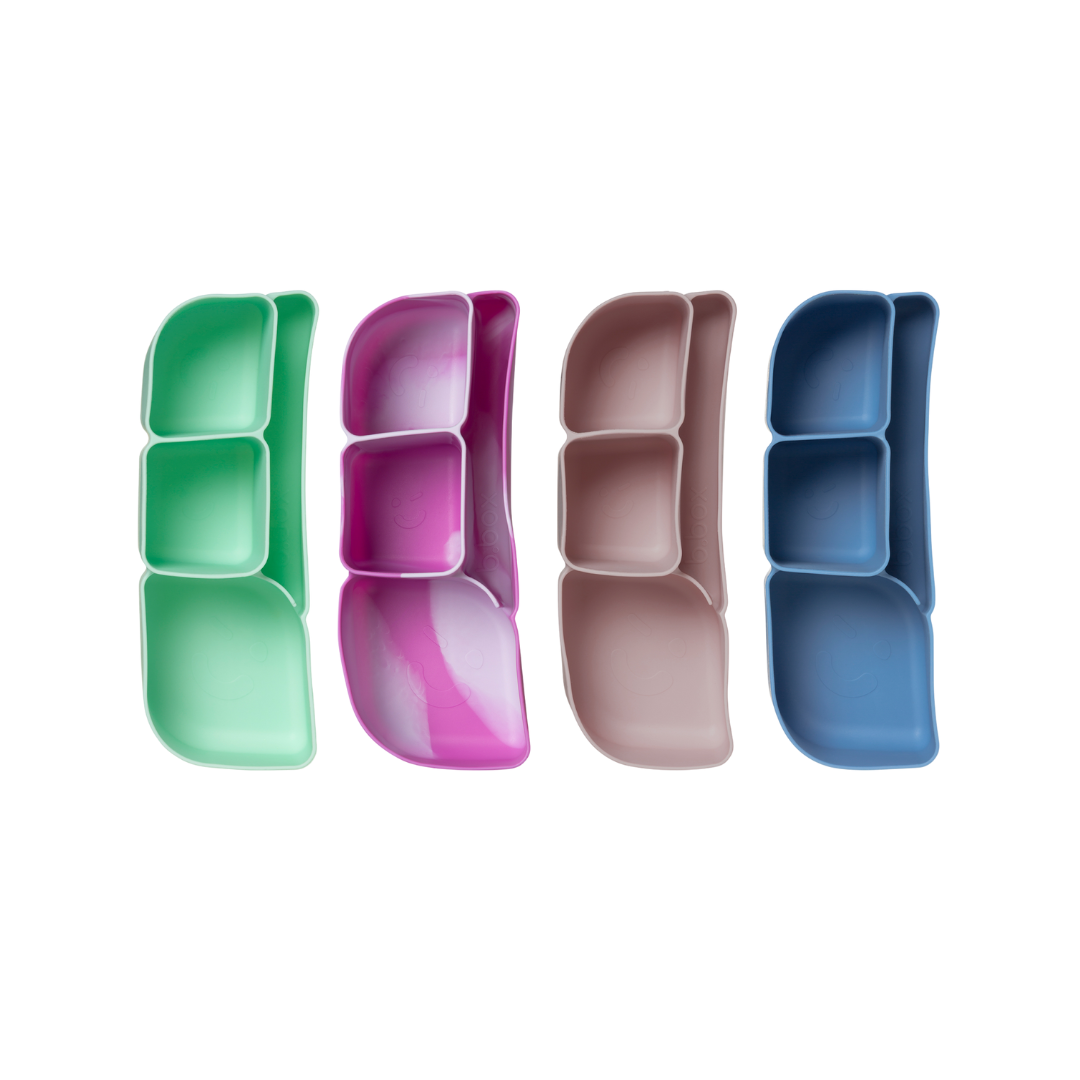 b.box Silicone Bento LUNCH Tray - Assorted Colours