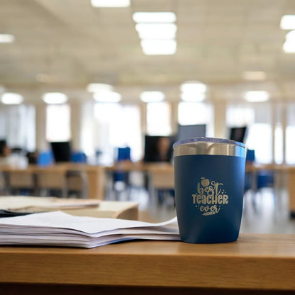 "Best Teacher" Engraved Old Fashion Tumbler - Assorted Colours