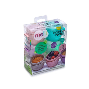 Melii 2oz Snap & Go Pods - 6 Pack