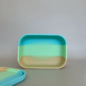 The Zero Waste People Rectangle Silicone Container - Assorted Colours