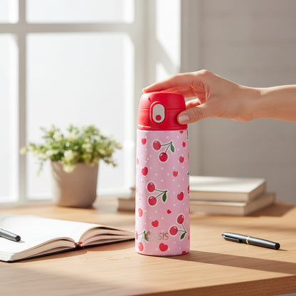 Oasis Kid's 550ml Insulated Drink Bottle w/ Sipper - Chery Crush