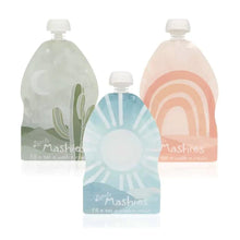 Load image into Gallery viewer, Little Mashies Reusable Yoghurt Pouch 2 Pack - Assorted Designs