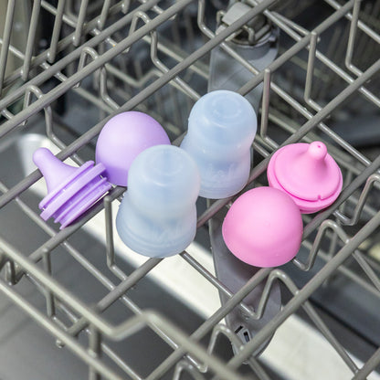 MontiiCo Silicone Sauce Bottle (2 Pack) - Floss & Lilac