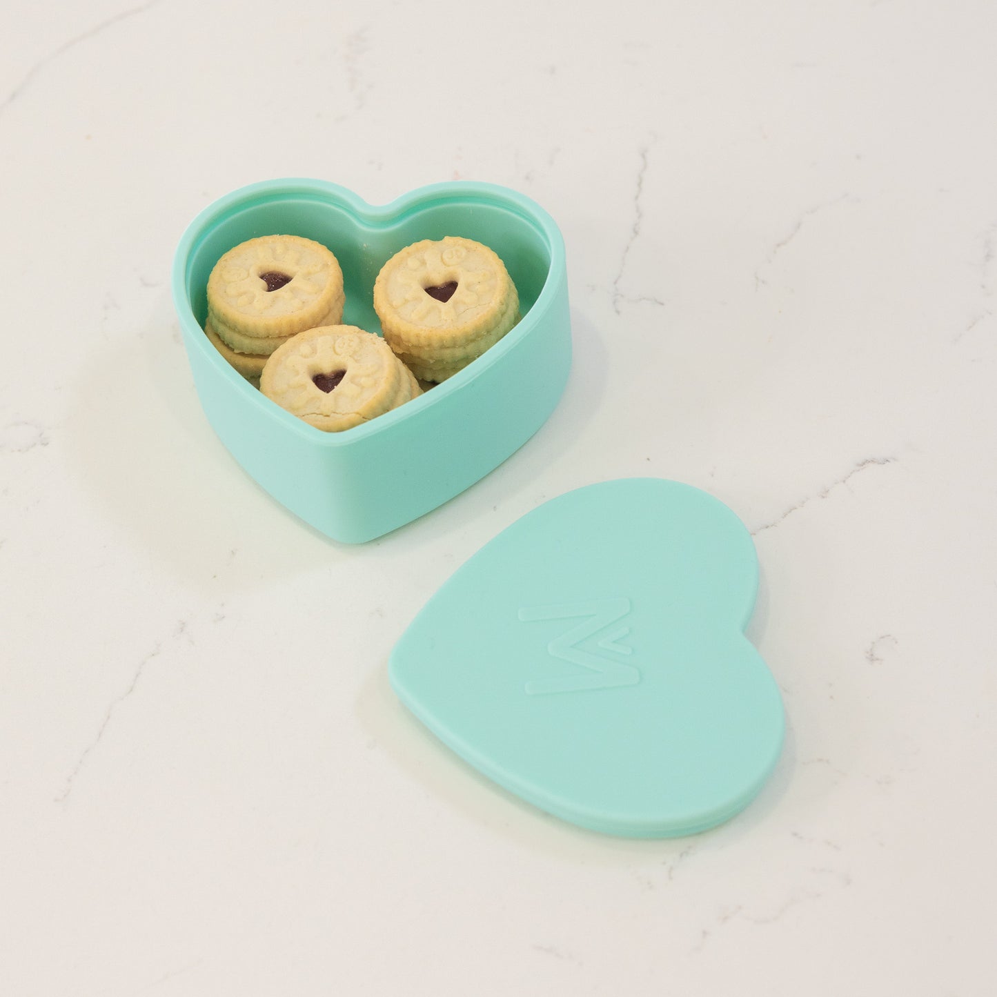 MontiiCo Silicone Heart Tub - Assorted Colours *PREORDER*