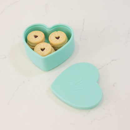 MontiiCo Silicone Heart Tub - Assorted Colours *PREORDER*