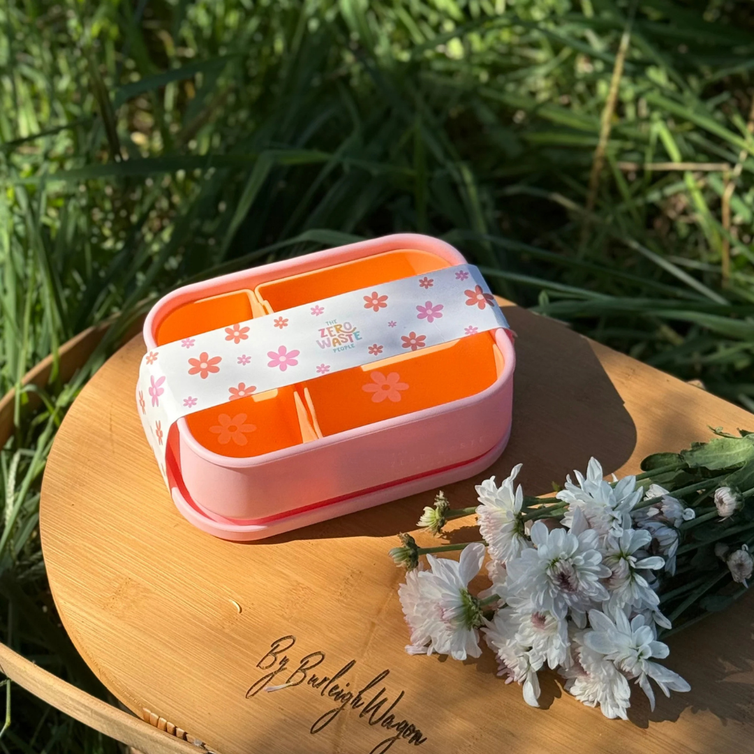 The Zero Waste People Silicone Rectangle & Dividers Bundle - Sunset