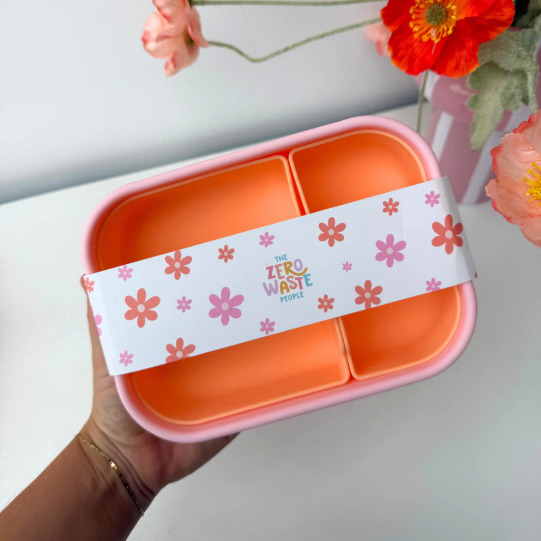 The Zero Waste People Silicone Rectangle & Dividers Bundle - Sunset