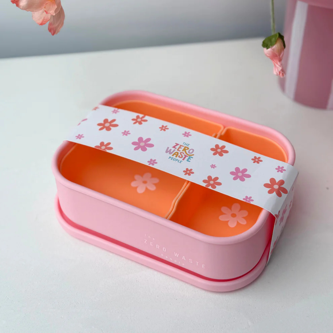 The Zero Waste People Silicone Rectangle & Dividers Bundle - Sunset