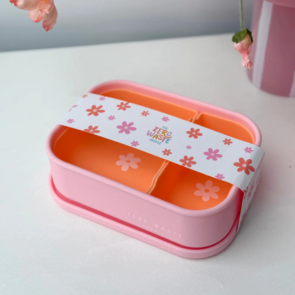 The Zero Waste People Silicone Rectangle & Dividers Bundle - Sunset