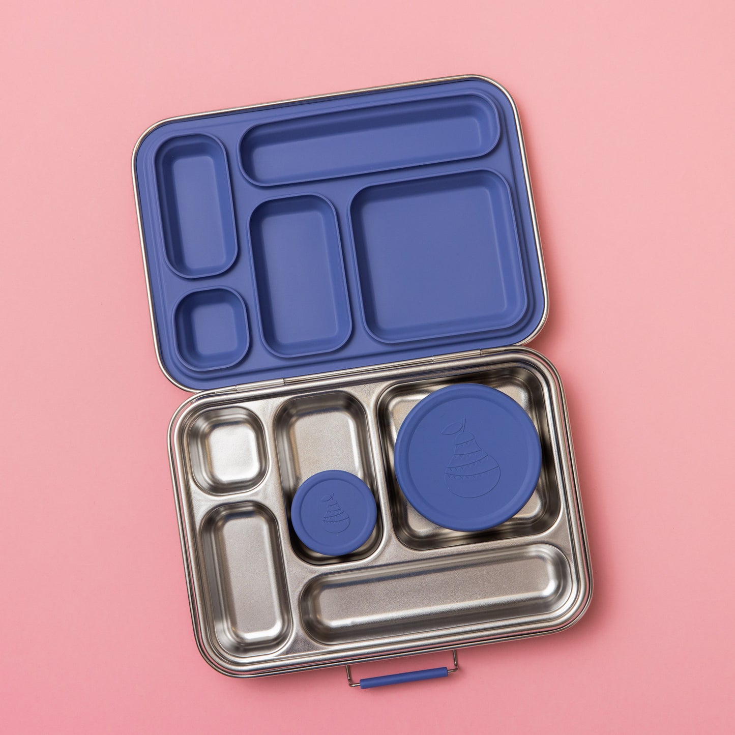 Nudie Rudie Stainless Steel Bento 5 Lunchbox - Assorted Colours