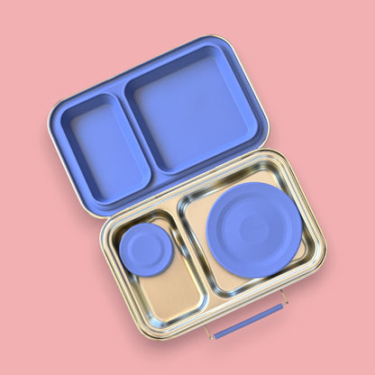 Nudie Rudie Stainless Steel Bento 2 Lunchbox - Assorted Colours
