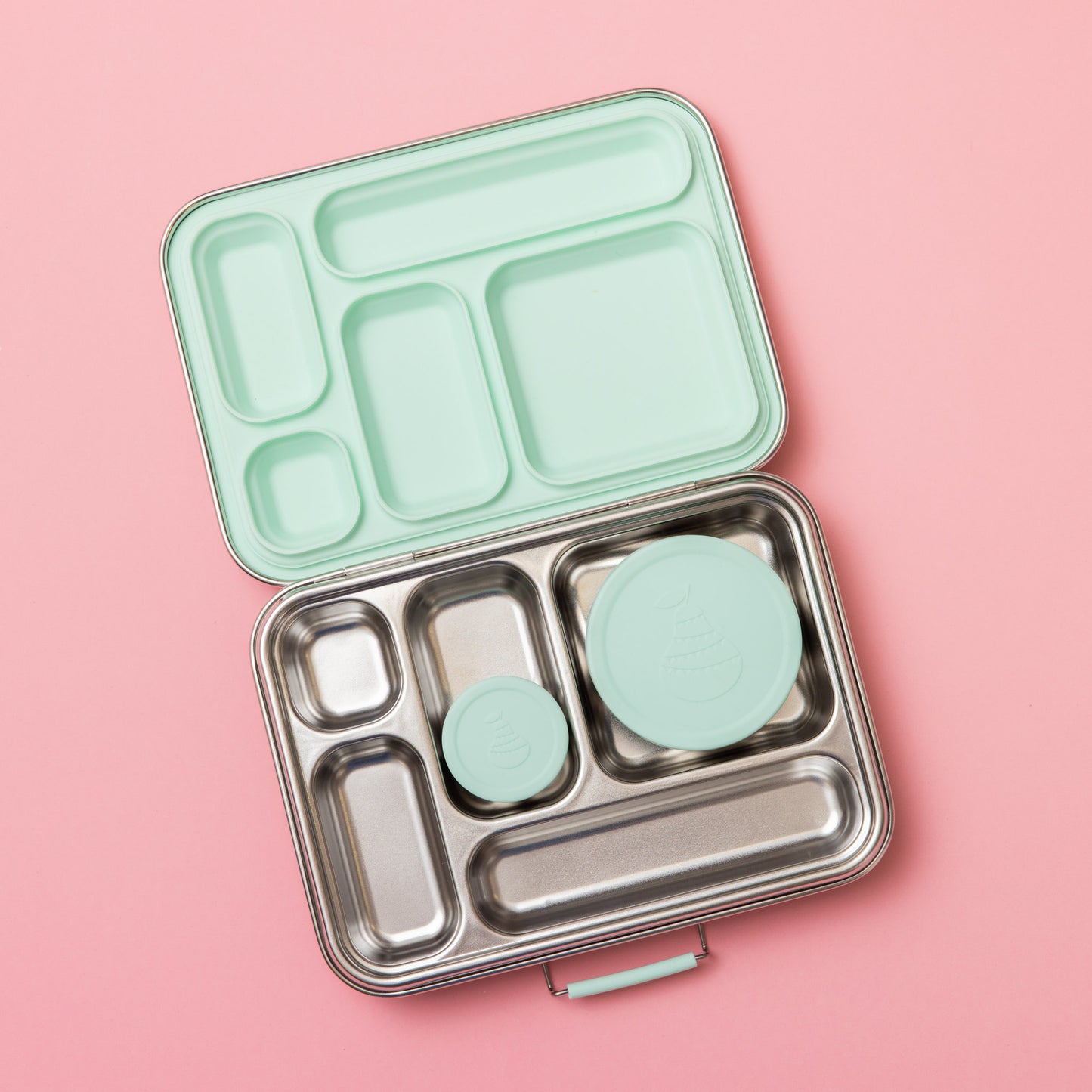 Nudie Rudie Stainless Steel Bento 5 Lunchbox - Assorted Colours