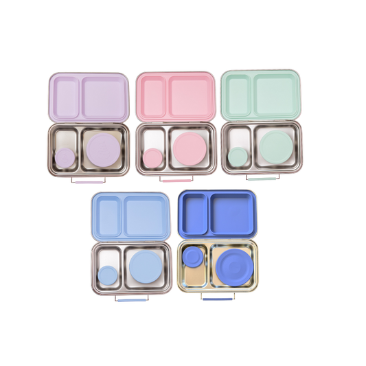 Nudie Rudie Stainless Steel Bento 2 Lunchbox - Assorted Colours