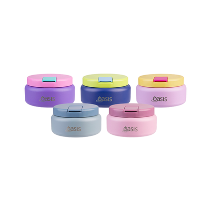 Oasis Insulated 230ml Food Flask w/ Quick Release Lid - Assorted Colours PREORDER DUE EARLY JULY