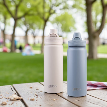 Oasis Challenger 550ml Insulated Sports Bottle w/ Quick Release Cap - Assorted Colours