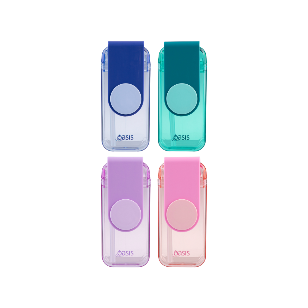 Oasis Kid's 300ml Tritan Juice Box w/ Straw - Assorted Colours