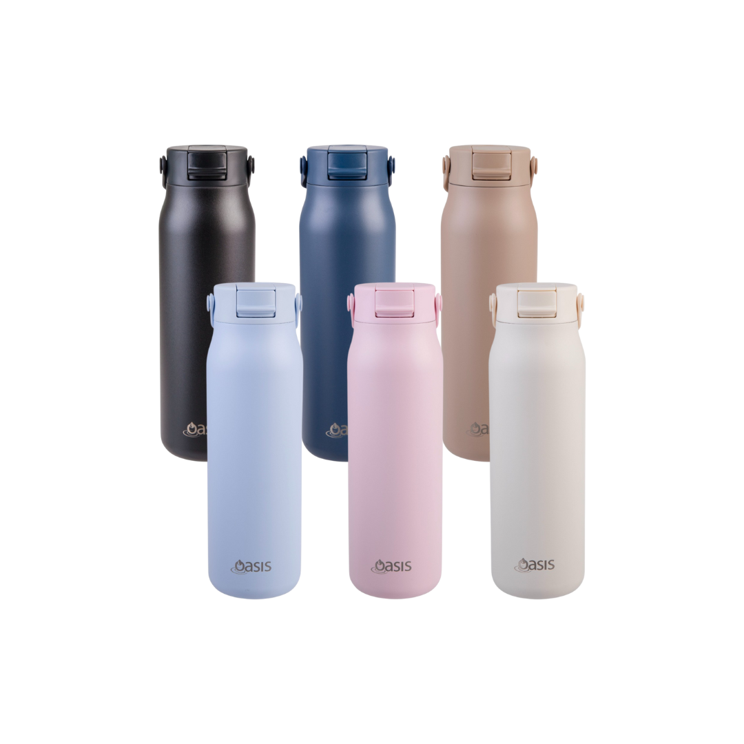 Oasis Sorrento 900ml Insulated Sipper Bottle - Assorted Colours