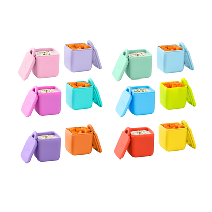 Omie Dip Silicone Dip Containers (2 Pack) - Assorted ColourS