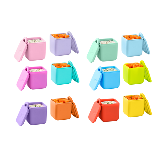 Omie Dip Silicone Dip Containers (2 Pack) - Assorted ColourS