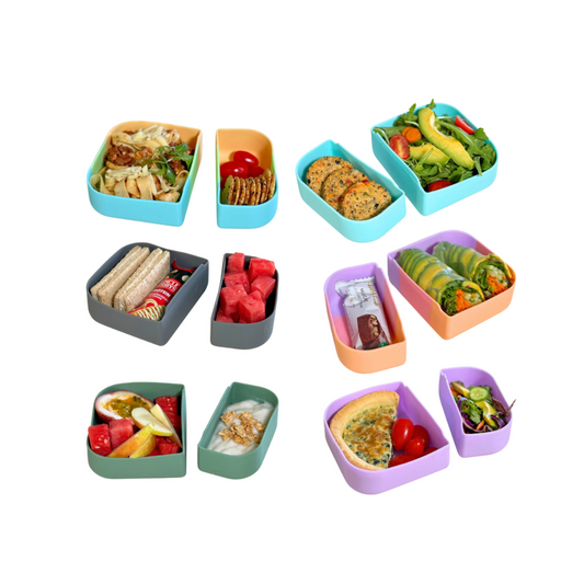 The Zero Waste People Silicone Rectangle Dividers - Assorted Colours