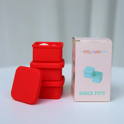 The Zero Waste People Silicone Sauce Pots - Assorted Colours
