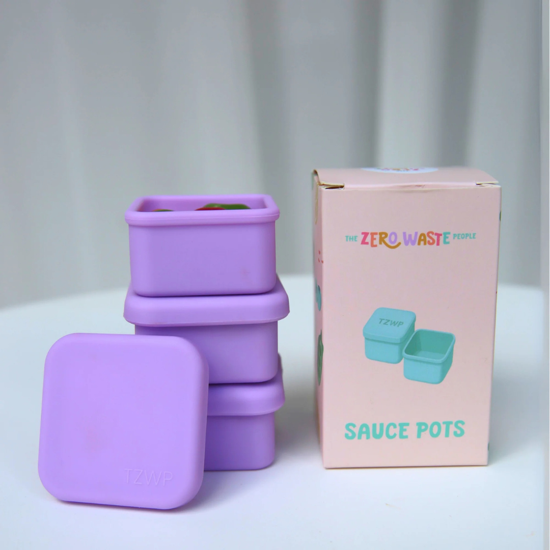 The Zero Waste People Silicone Sauce Pots - Assorted Colours