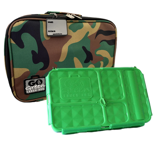 Go Green Original Lunch Box Set - Green Camo