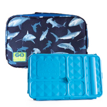 Load image into Gallery viewer, Go Green Original Lunch Box Set - Shark Frenzy
