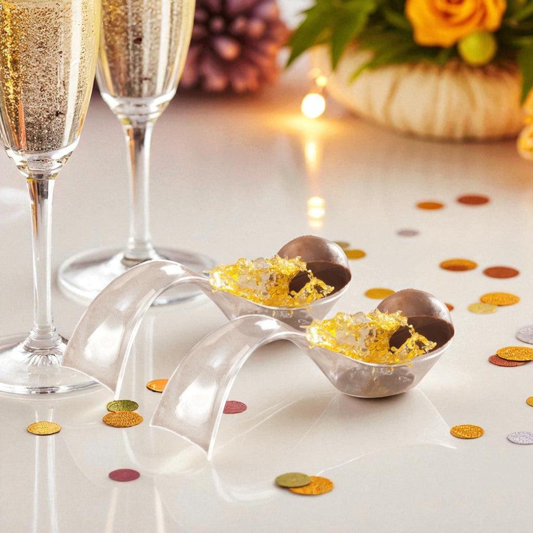Stiletto Dessert/Appetiser Tasting Spoons - 10 Pack