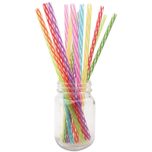 Rainbow Reusable Straws - 24 Pack