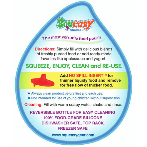 Squeasy Gear Squeasy Snacker 16oz / 480ml - Assorted Colours