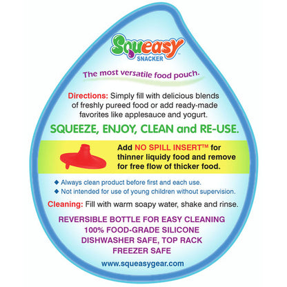 Squeasy Gear Squeasy Snacker 16oz / 480ml - Assorted Colours