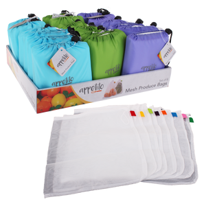 Appetito Mesh Produce Bags - Choice of 3 colours