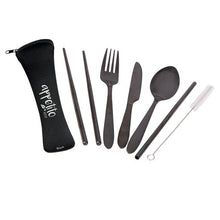 Load image into Gallery viewer, Appetito 6 piece SS Traveller&#39;s Cutlery Set (4 colours available)