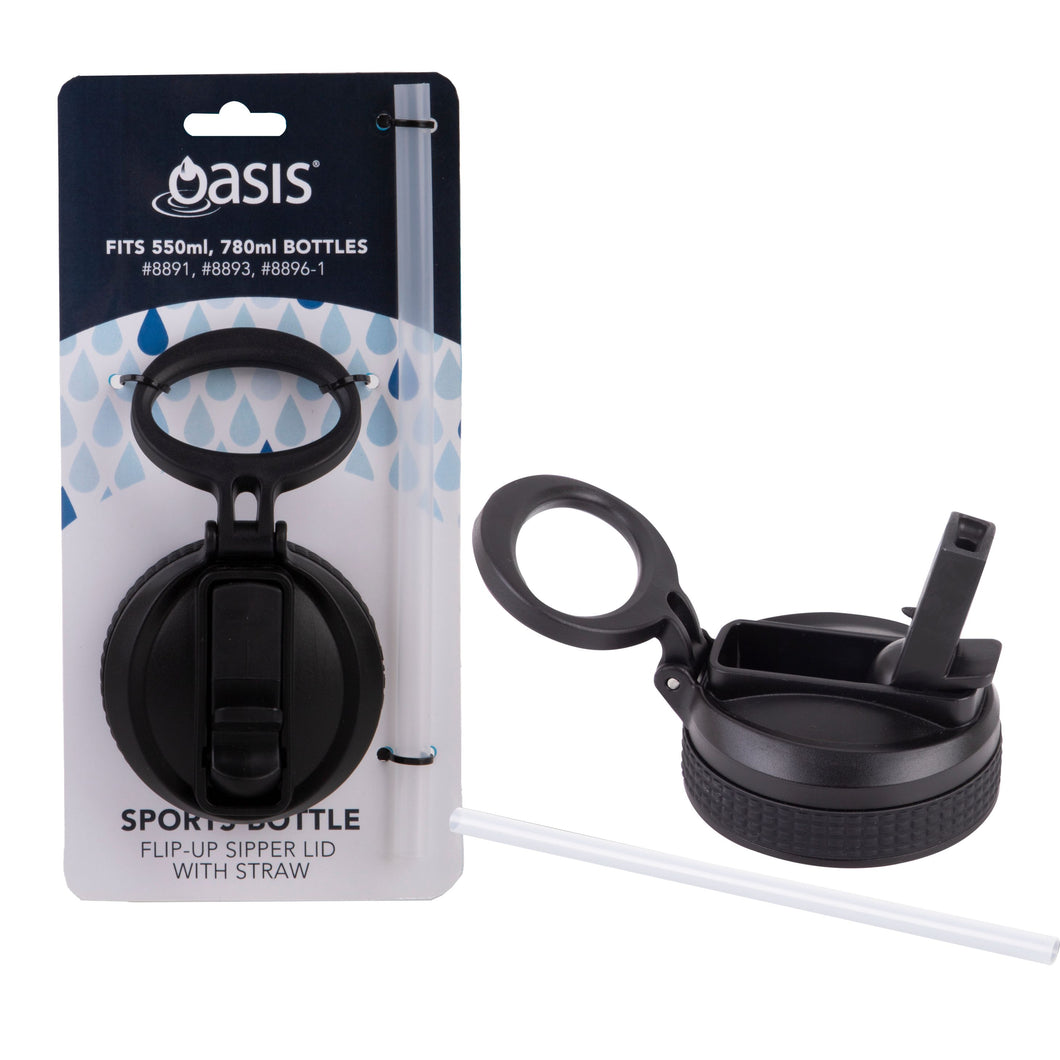 Replacement Lid for Oasis Sports Drink Bottle with Sipper Top
