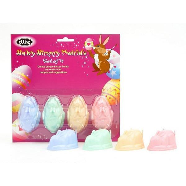 Marshmallow Bunny Mould (4 Pack) - Baby