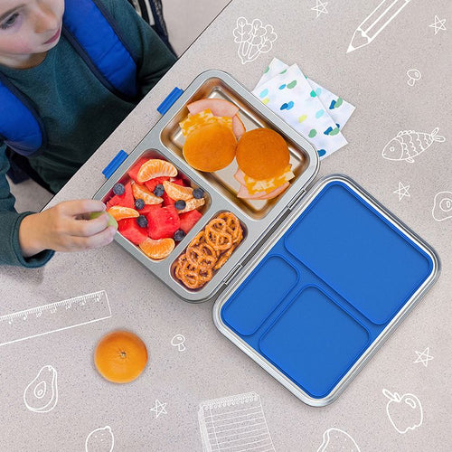 Bentgo Kids Stainless Steel Leak Proof Lunch Box - Choice of 3 Colours