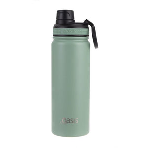 Oasis 550ml Stainless Steel Insulated Challenger Drink Bottle w/ Screw Cap - Choice of 12 Colours