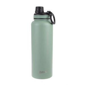 Oasis 1.1 Litre Stainless Steel Insulated Challenger Sports Bottle w/ Screw Cap - Choice of 12 Colours