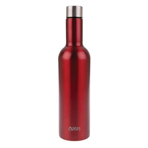 Oasis 750ml Stainless Steel Insulated Wine Traveller - Assorted Colours/Patterns