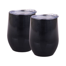 Load image into Gallery viewer, Oasis 330ml Stainless Steel Insulated Wine Tumblers Gift Set (2 Pack)