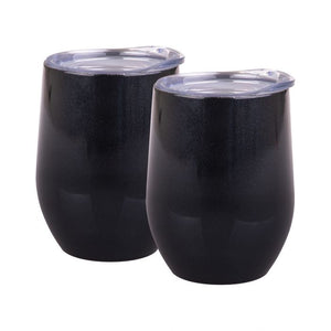 Oasis 330ml Stainless Steel Insulated Wine Tumblers Gift Set (2 Pack)