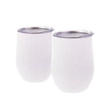 Load image into Gallery viewer, Oasis 330ml Stainless Steel Insulated Wine Tumblers Gift Set (2 Pack)