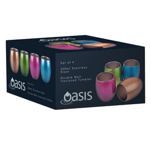 Oasis Insulated Tumblers - Set of 4